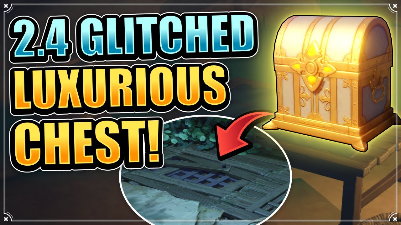 2.4 NEW GLITCHED LUXURIOUS Chest under the Sacred Sakura Tree! (FREE PRIMOGEMS!) Genshin Impact