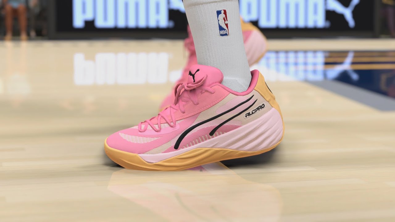 NBA 2K25 New Gen Shoe Creator Puma All Pro Nitro Sunset Glow
