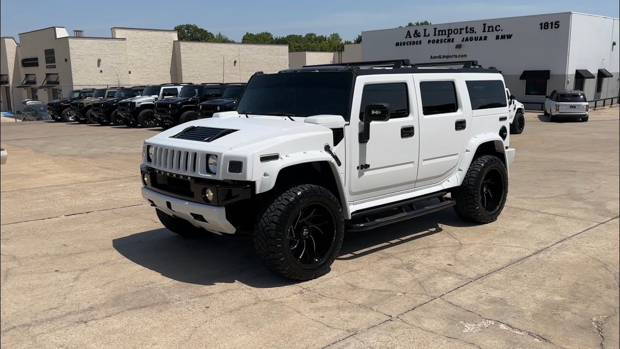 2008 Hummer H2 SUV Белый — Пакет Stormtrooper — Пакет Black-Ops