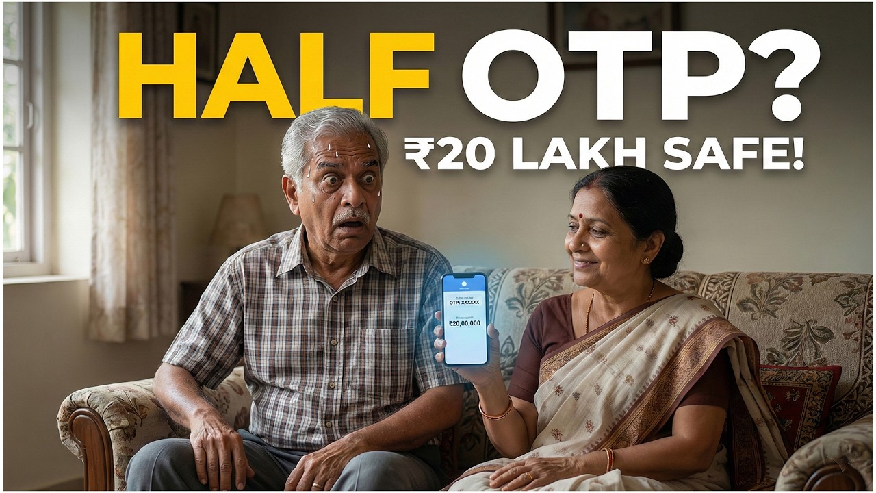 Wife Gave Half OTP in Joint Account – Funny but Smart Moment!
