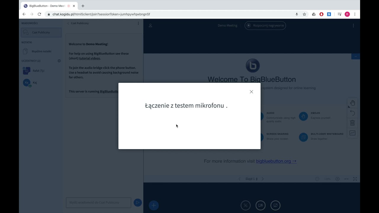 Jak działa BigBlueButton?