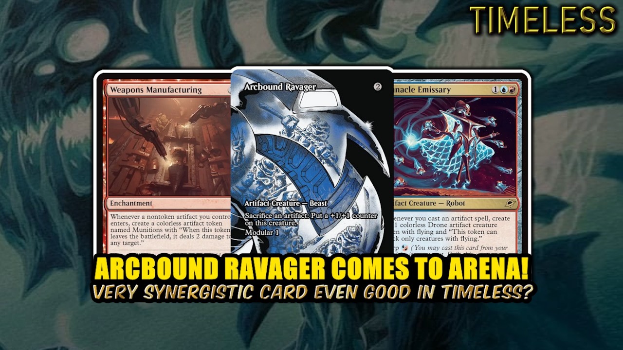 Arcbound Ravager Comes To Arena! Perfect Affinity Partner! | Timeless BO3 | MTG Arena