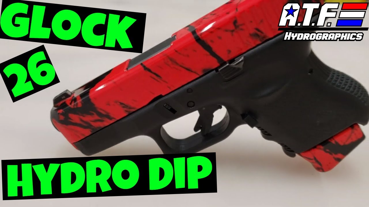 Hydro Dip Glock 26 - Black Marble - ATF Hydrographics