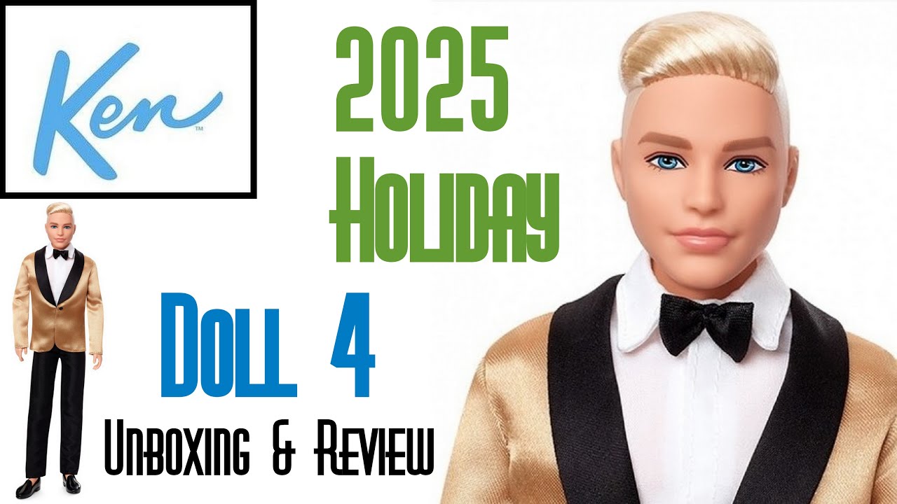 🌟 2025 HOLIDAY KEN DOLL 4 SIGNATURE COLLECTOR BLOND 👑 EDMOND'S COLLECTIBLE WORLD 🌎 UNBOXING & REVIEW