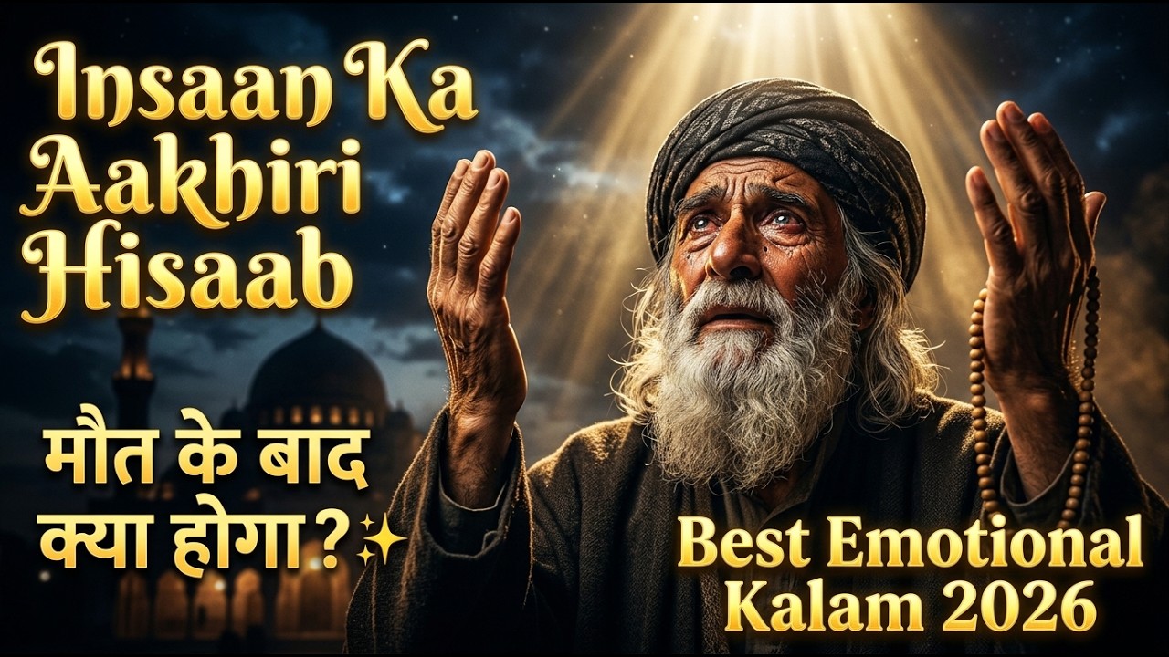 मौत के बाद क्या होगा? ✨ | Insaan Ka Aakhiri Hisaab | Best Emotional Kalam 2026 | Soulful Munajat