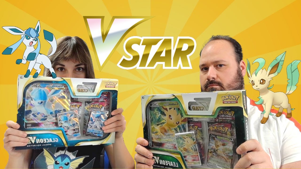 Leafeon 🌱 & Glaceon ❄️ v star collection opening