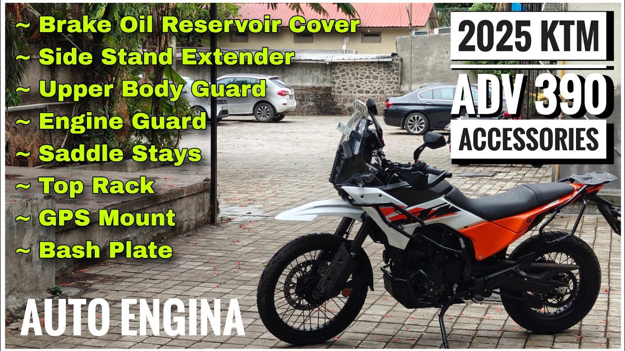 2025 KTM ADV 390 450 Mods | AutoEngina Crash Guards, Saddle Stays, Top Rack, GPS Mount | DNA VLOGS