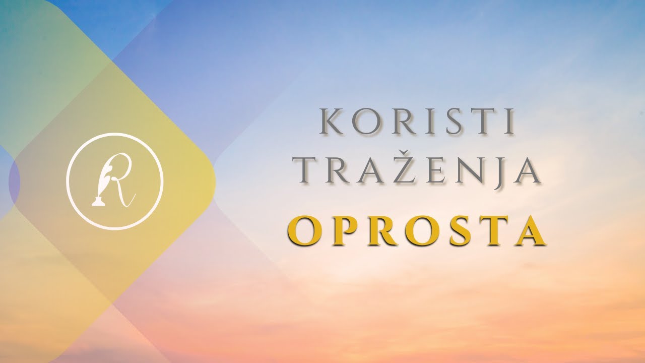 KORISTI TRAŽENJA OPROSTA! -Jasmin Durić, prof.