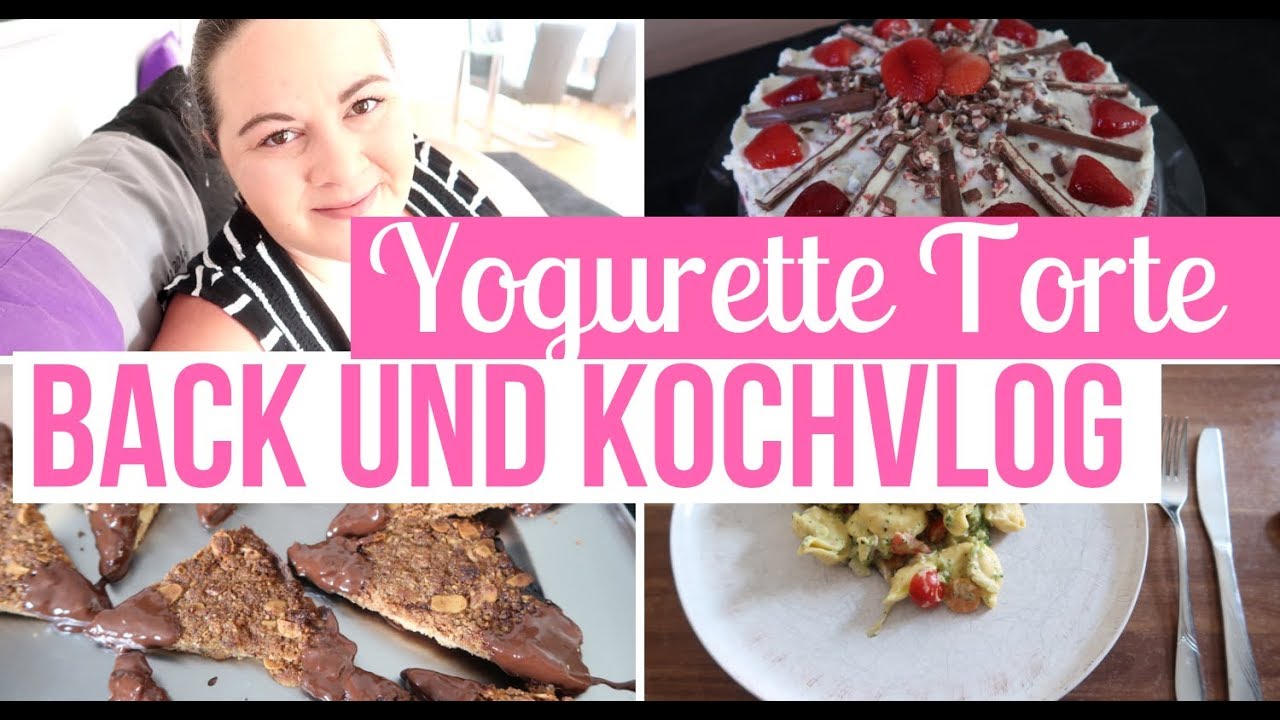 XXL KOCH UND BACKVLOG | Yoguretten Torte und Nussecken| vegetarisch kochen| Fräulein Jasmin