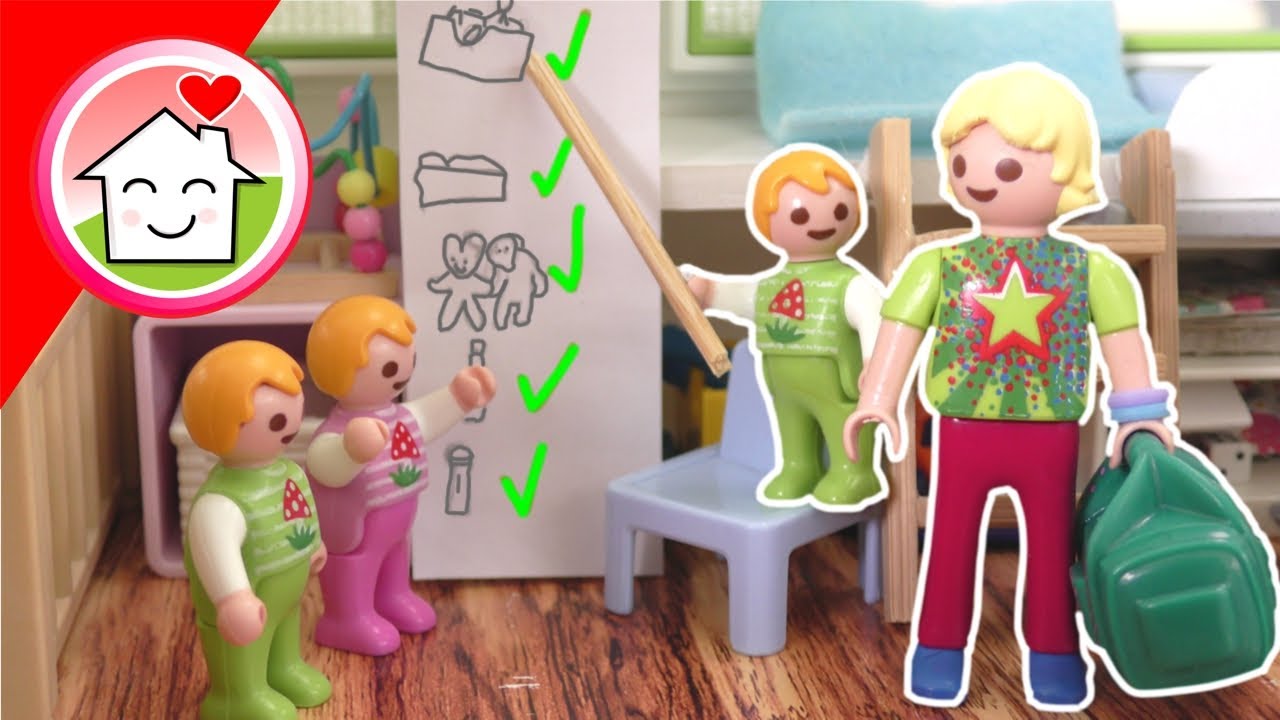 Playmobil Familie Hauser - die große Cousine Flora - Geschichte mit Familie Overbeck