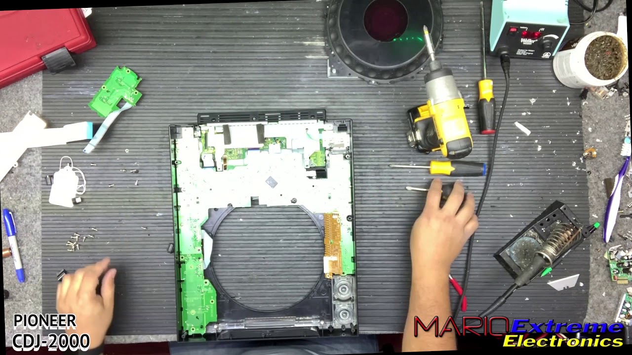 PIONEER CDJ 2000 REPAIR,CLEANING.