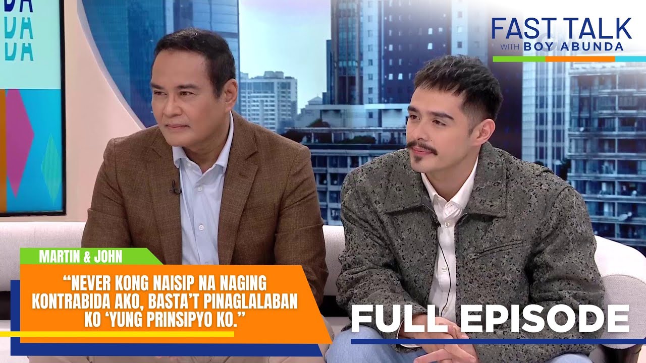 Fast Talk with Boy Abunda: Martin del Rosario at John Arcilla, kontrabida ng taon (Full Episode 527)