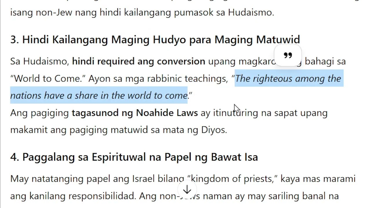 Noahide Laws ang para sa mga non-Jews - Philippines