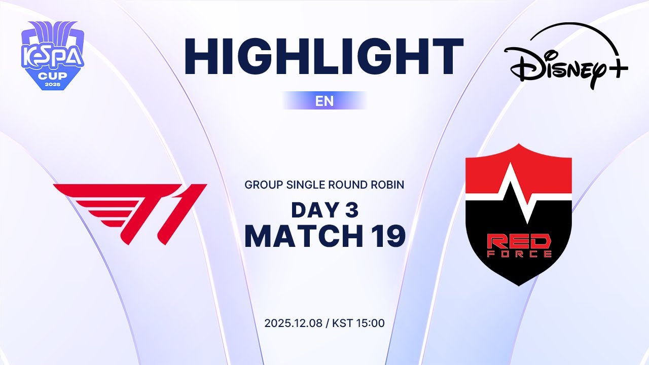T1 vs NS Highlights | Group Stage Day3 M19 | 2025 LoL KeSPA CUP