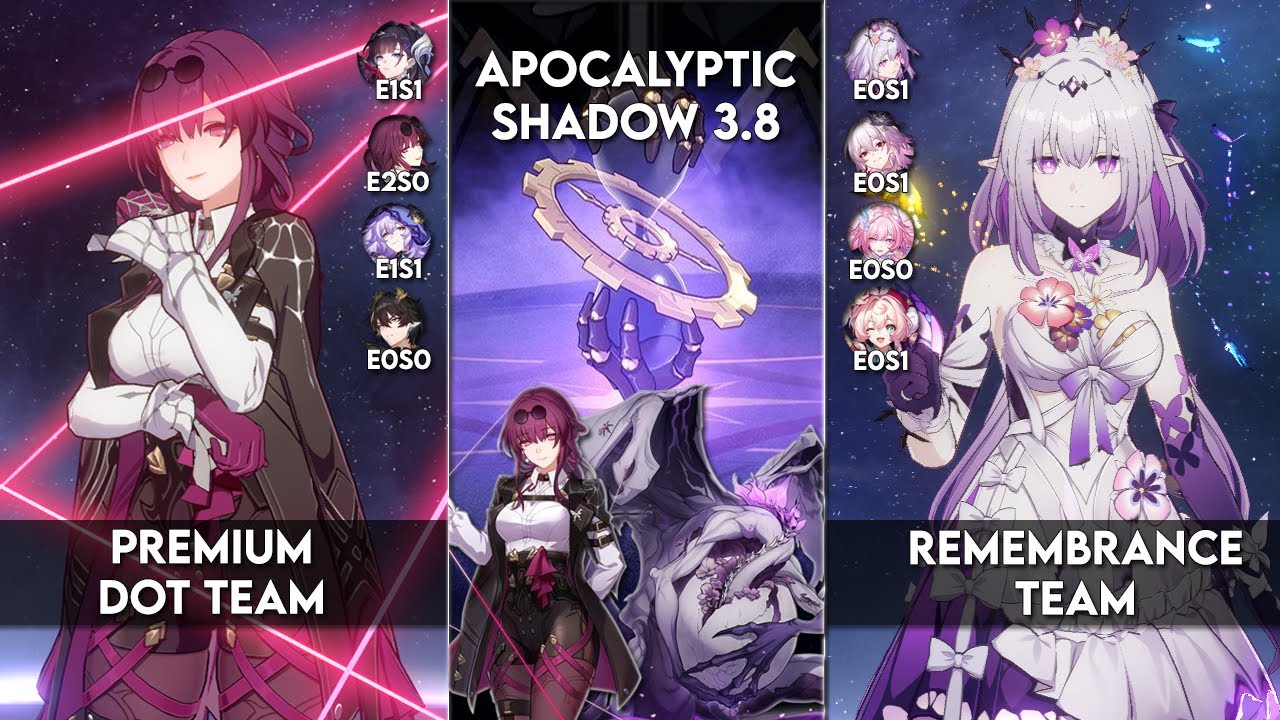 New Apocalyptic Shadow 4 | Premium DoT Team & Remembrance Team | Honkai Star Rail 3.8