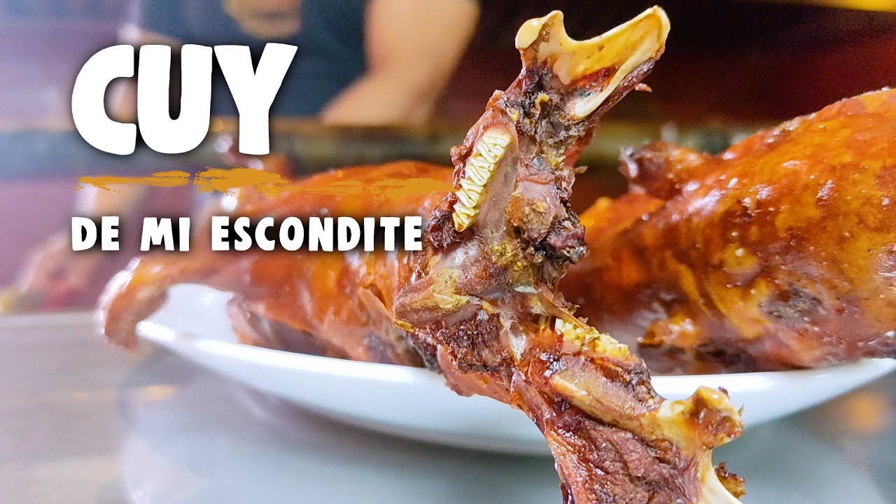 CUY con papas de Mi Escondite