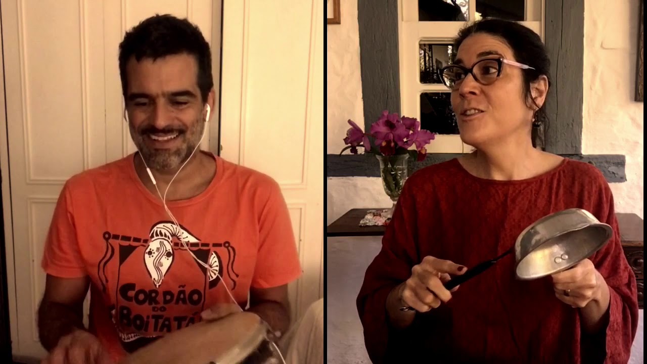 Pedro Miranda e Mônica Salmaso - Moro na Roça (adapt. Xangô da Mangueira e Zagaia) #FiqueEmCasa