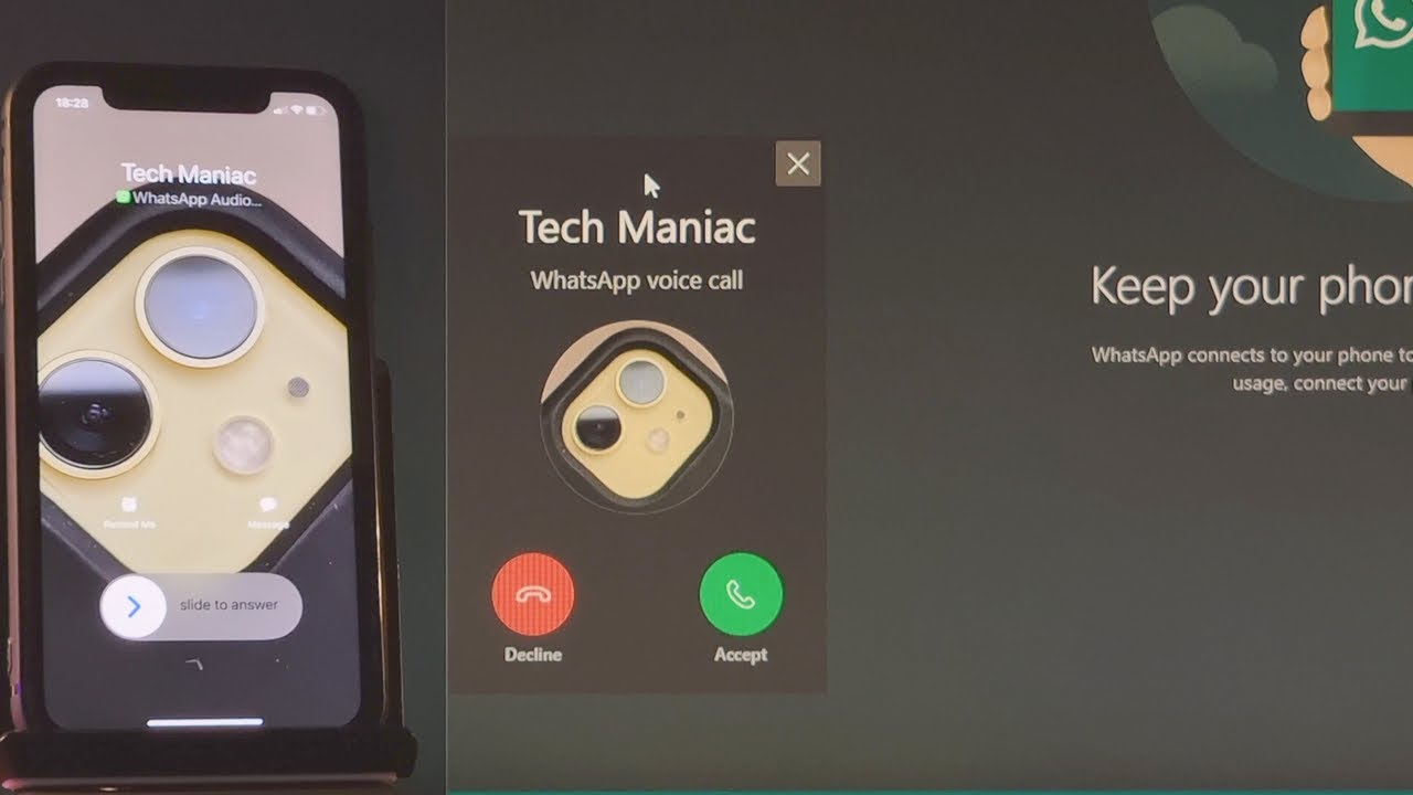 iPhone (iOS 14) vs Windows 10 PC: WhatsApp, Telegram, Signal & Viber Incoming Call