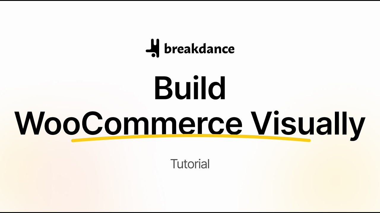 How to Create an eCommerce Website with WordPress (WooCommerce + Breakdance)
