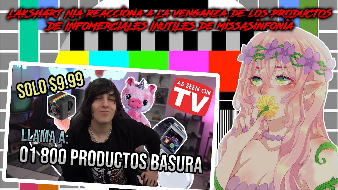 LAKSHART NIA reacciona a La venganza de los PRODUCTOS DE INFOMERCIALES INUTILES de MissaSinfonia 🤣😆