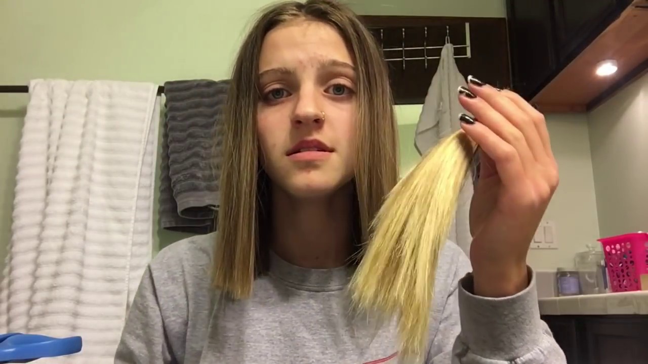 cutting my own hair short