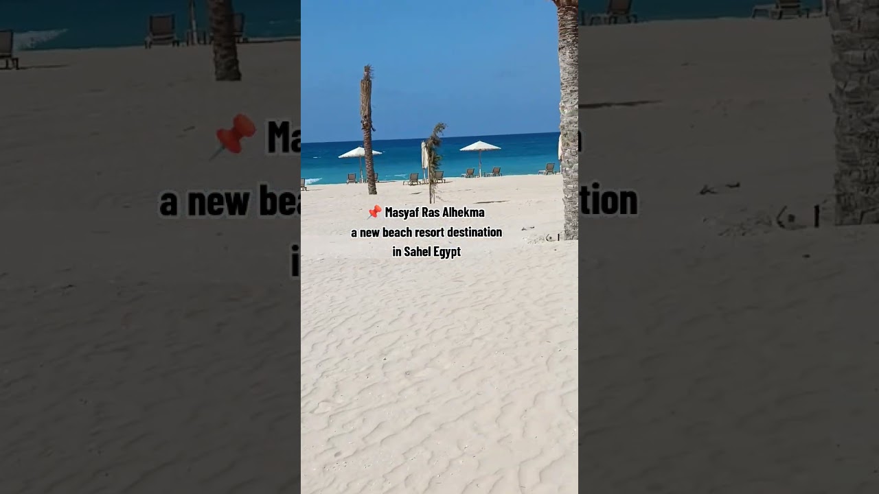 Unwind your mind with this newly open beach resort in Masyaf Ras Alhekma #beach resort#Egypt