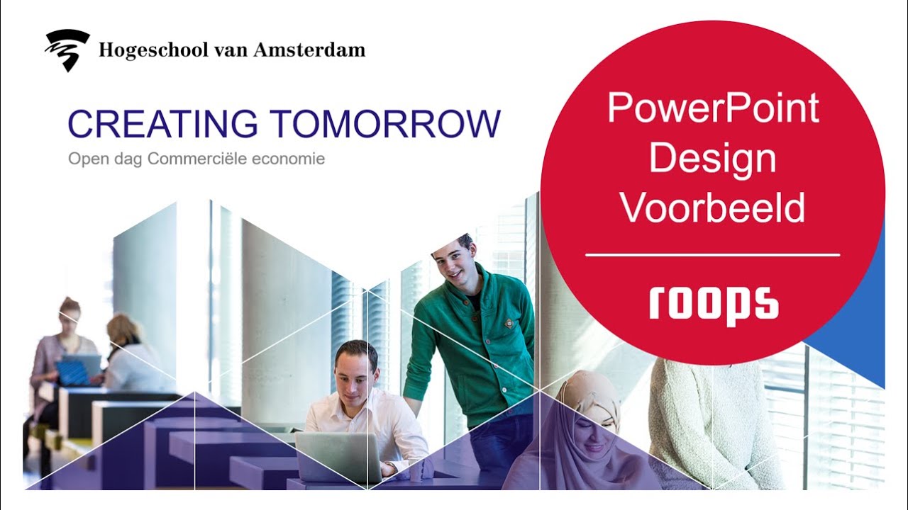 HvA Open dag PowerPoint presentatie - Gevarieerd en overtuigend