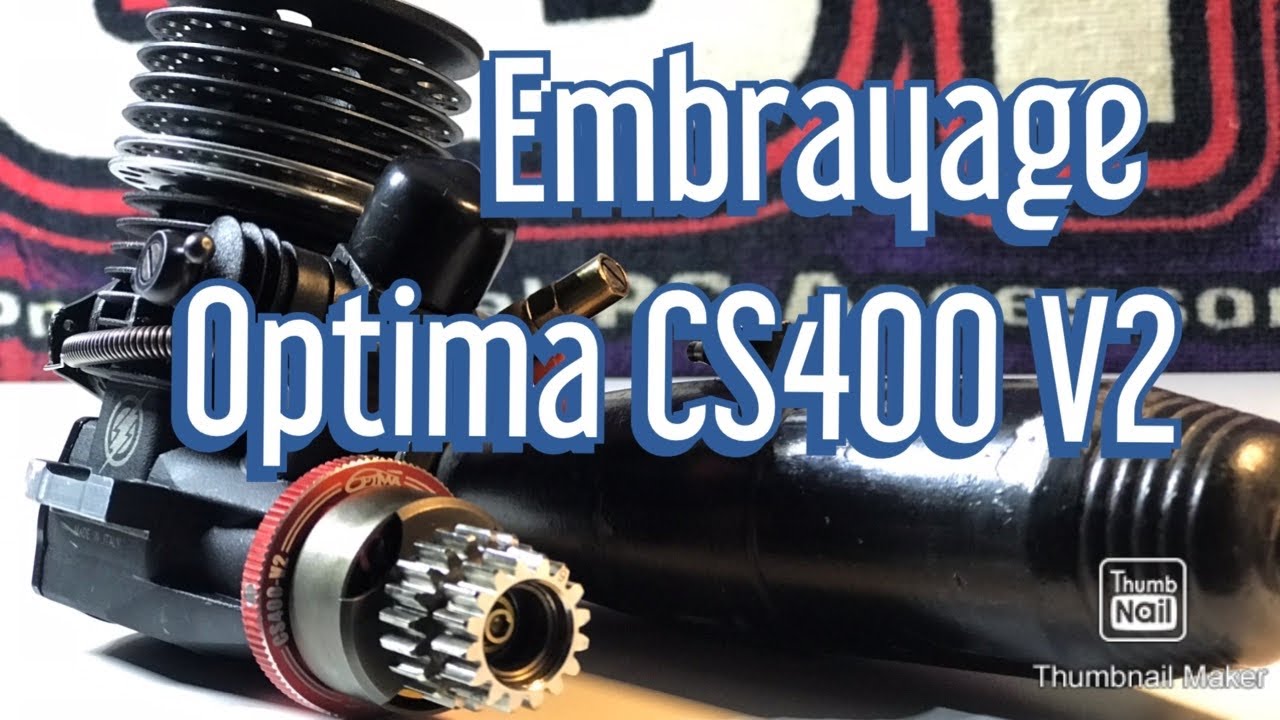 Prépa Moteur 3,5 cm3 - Tuto Montage Embrayage Optima CS400R V2 + ligne Echappement Mielke 2041#CS400