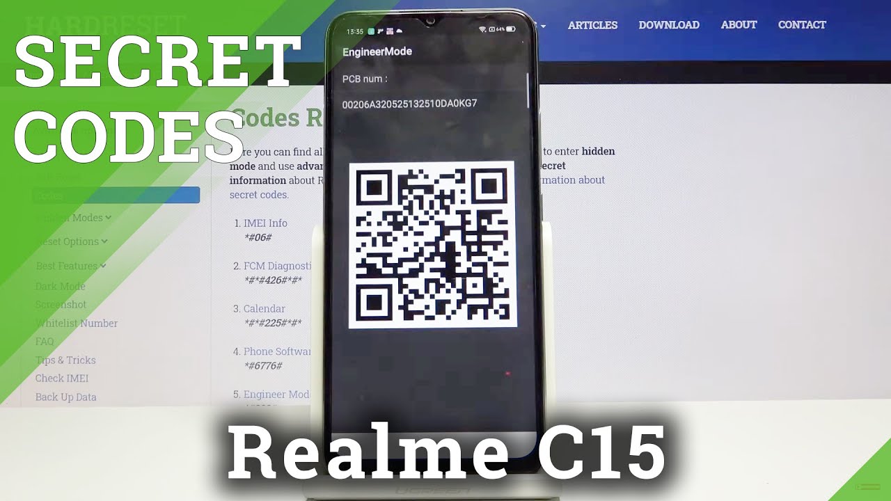 Discover All Available Secret Codes for Realme C15 &ndash; Open Service Mode / Testing Menu
