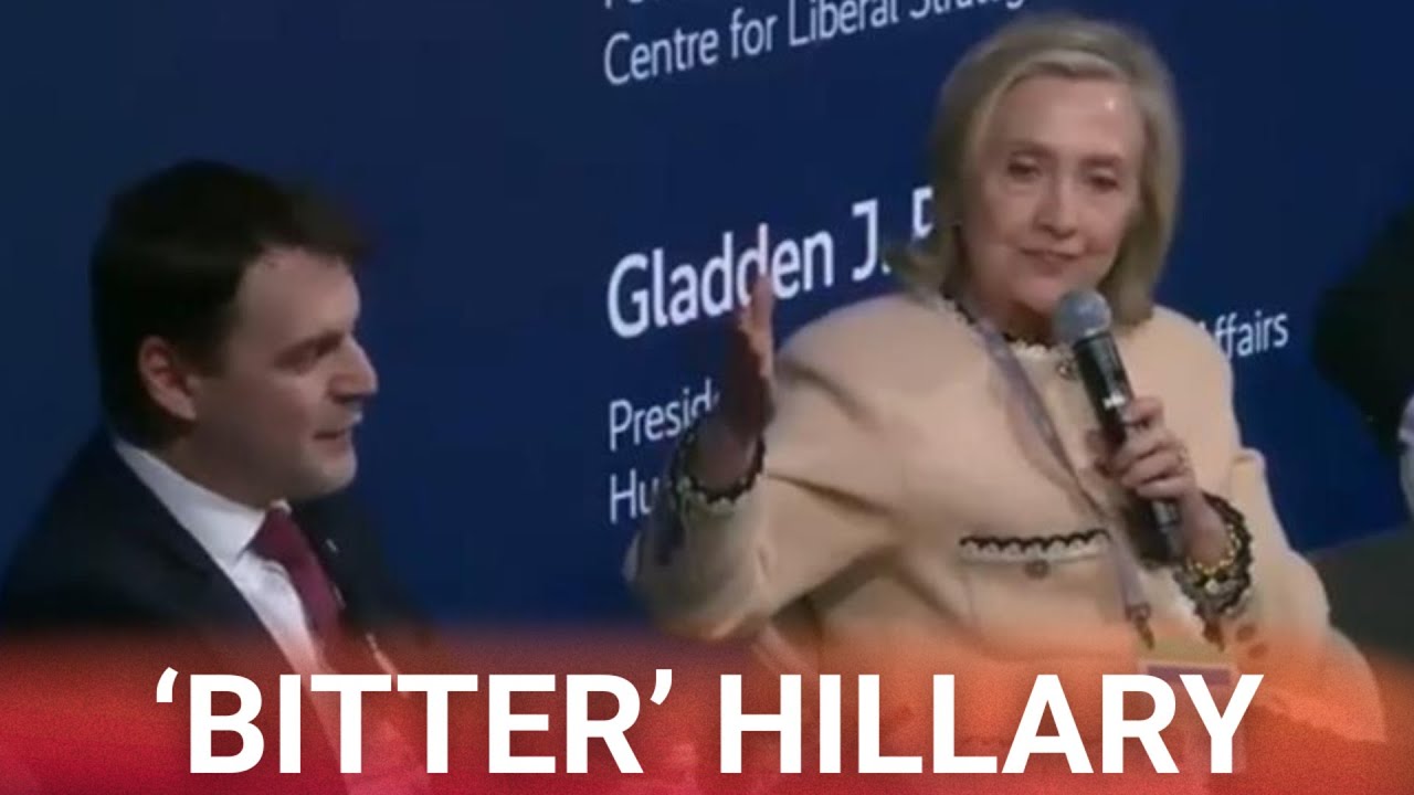 &lsquo;Shrewd, very unhappy&rsquo;: &lsquo;Bitter&rsquo; Hillary Clinton loses it at Czech politician over Trump