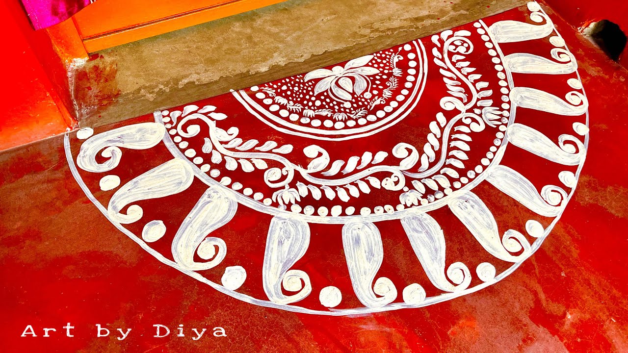 Door Border Alpona|| এই ভিডিও দেখলে আর আঁকা কঠিন মনে হবে না 😻