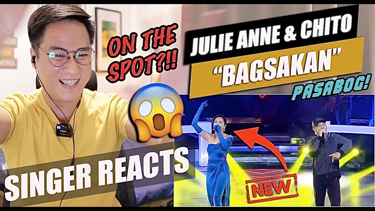 Julie Anne San Jose and Chito Miranda - Bagsakan - On The Spot! | SINGER REACTION