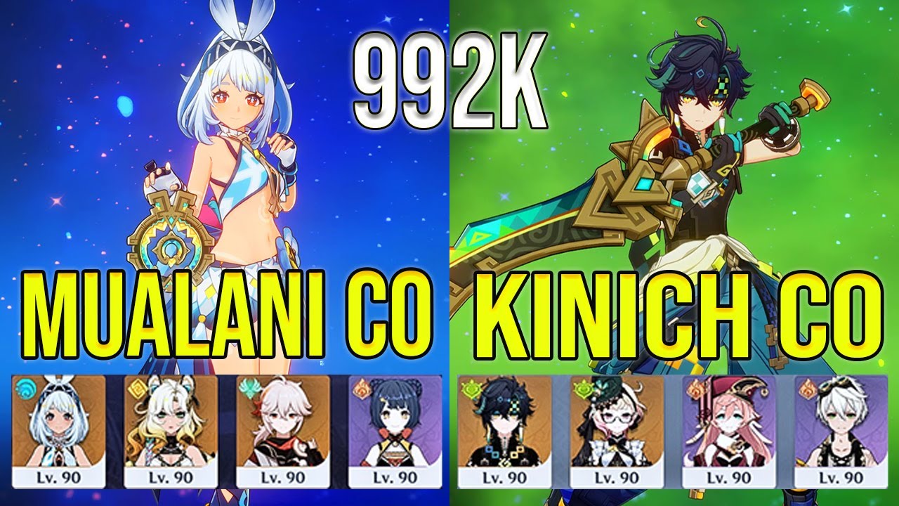 Mualani C0 Yaxche R5 & Kinich C0 Earth Shaker R5 Spiral Abyss Floor 12 Genshin Impact