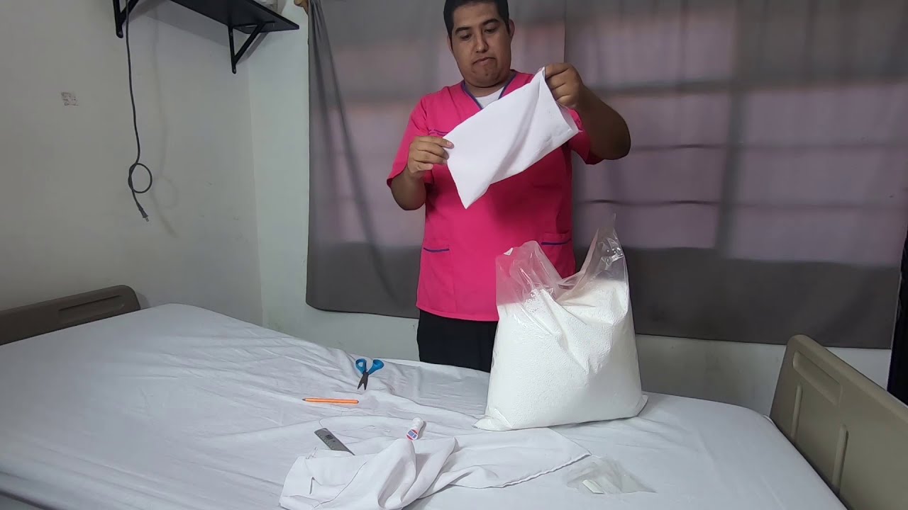 ¿COMO HACER UNA ALMOHADA  PARA PREVENCION DE ULCERAS POR PRESION ?💊✔📞📞
