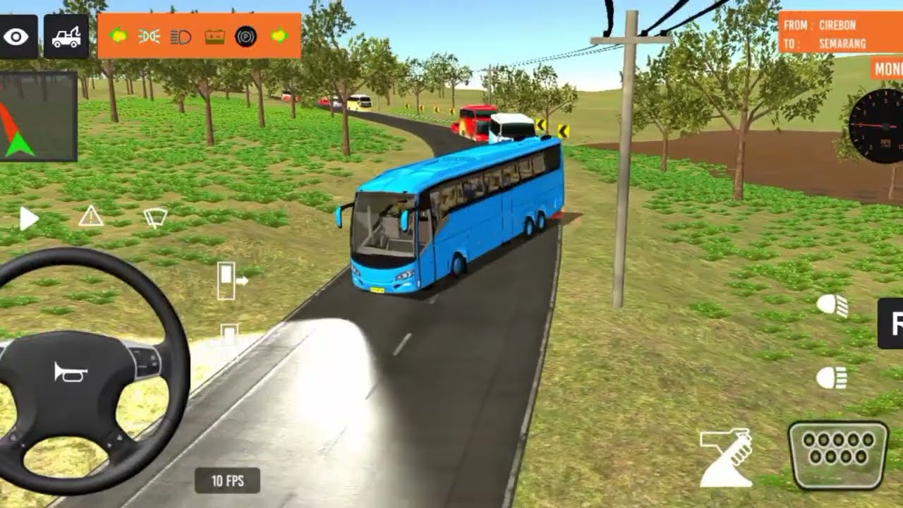 🔥Bus simulator indonesia l 🇮🇳new bus simulator indonesia ll euro coace Part-38