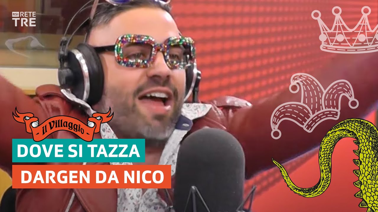 Dove Si Tazza - Dargen Da Nico  | Il Sabato del Villaggio | Rete Tre