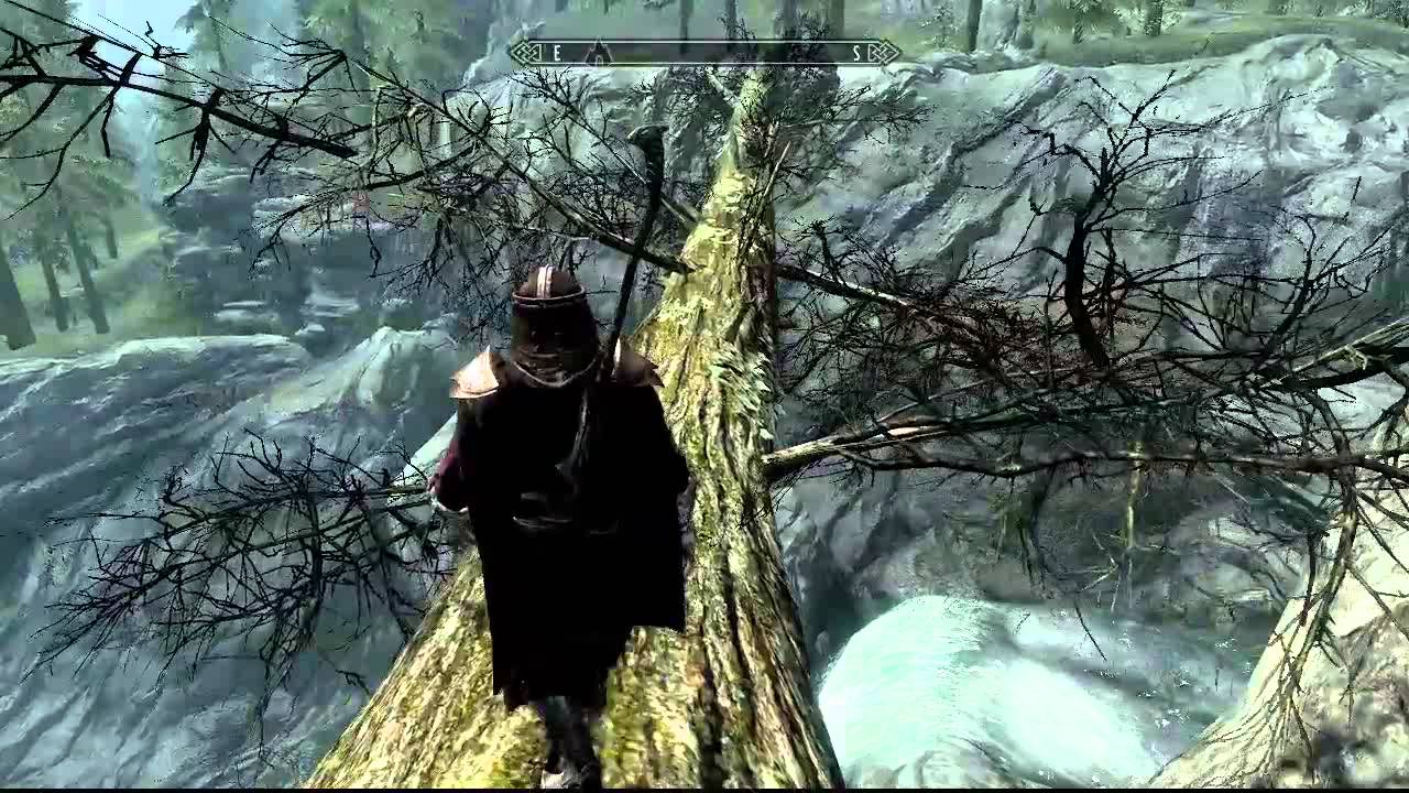 Skyrim - Fallen Tree Bridge