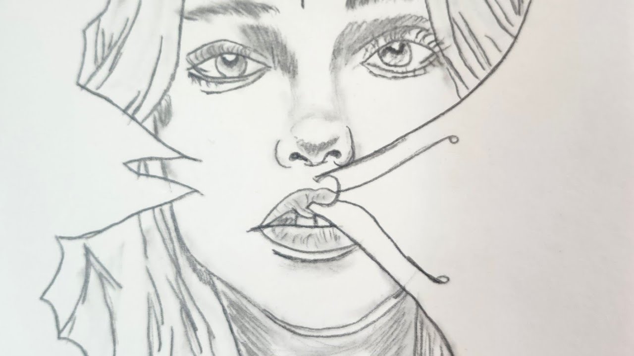 Rebecca Draws........ Butterfly Girl