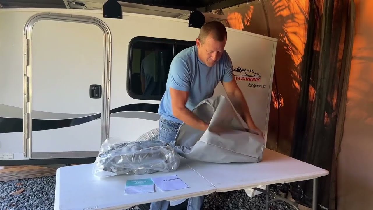 Dikasun Pop Up Camper Cover installation