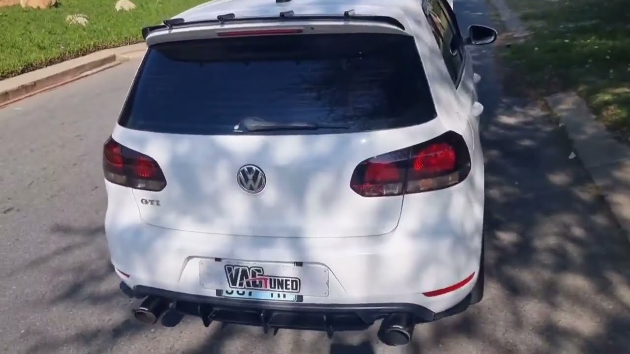 VW Golf 6 GTi (STAGE 2) Downpipe exhaust sound