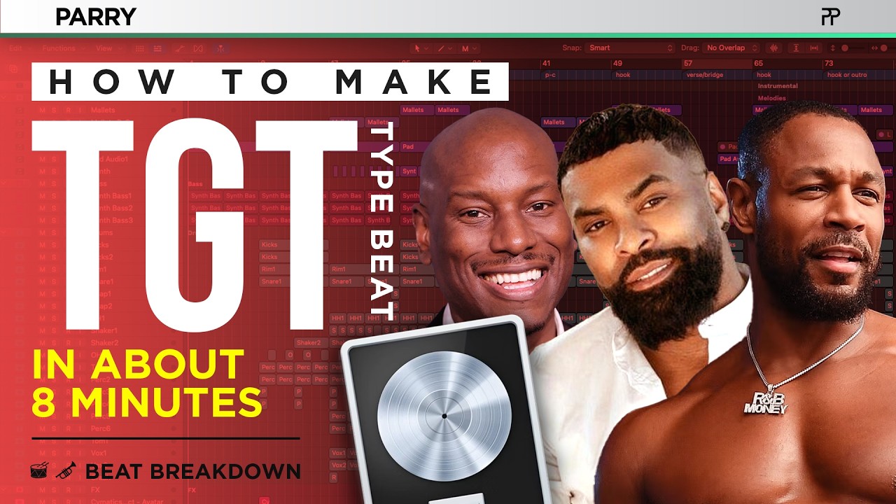 How To Make Tyrese, Ginuwine, Tank Type Beat In About 8 Minutes [Beat Breakdown]