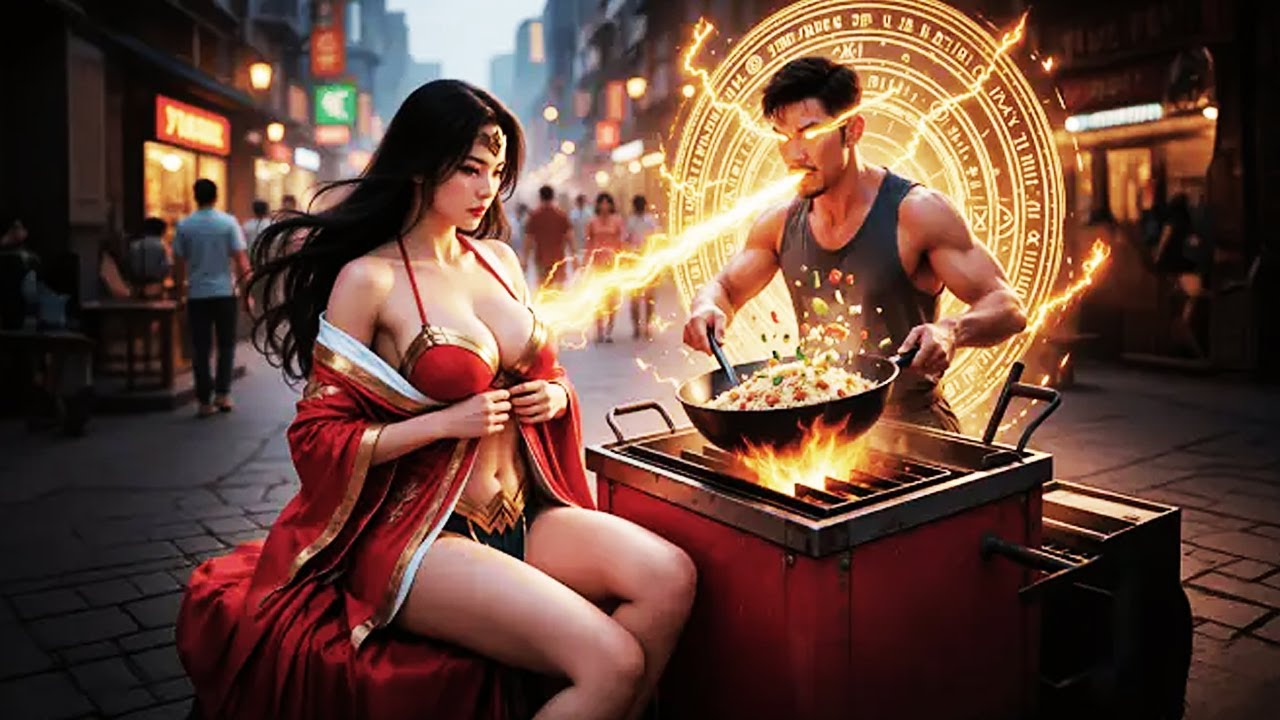 Un pobre cura a 3 diosas guerreras con arroz—¡es dios culinario! Ellas dan su primera vez por él.