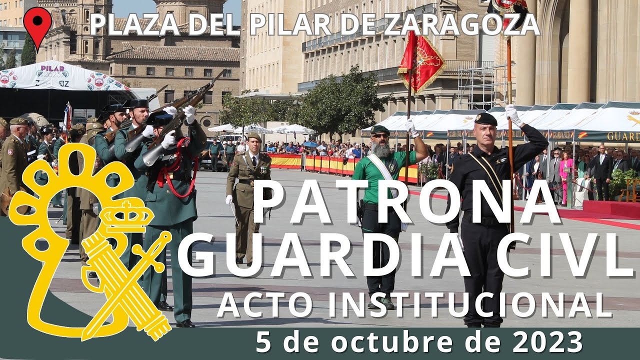 La #guardiacivil de #zaragoza celebra su Patrona