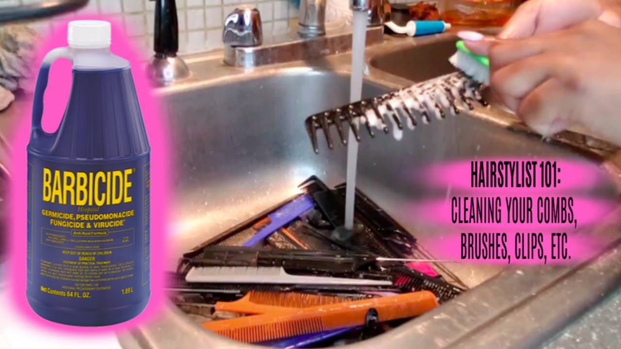 Hairstylist 101: Cleaning Your Combs, Brushes, Clips, Shears, etc. (Talk-Thru)