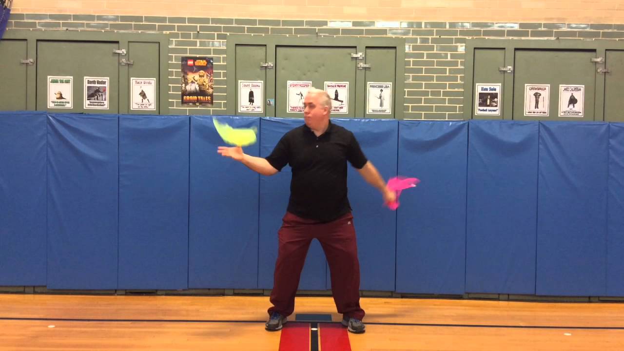 Phys.Ed.Review (The Super 7 - Juggling Scarves)