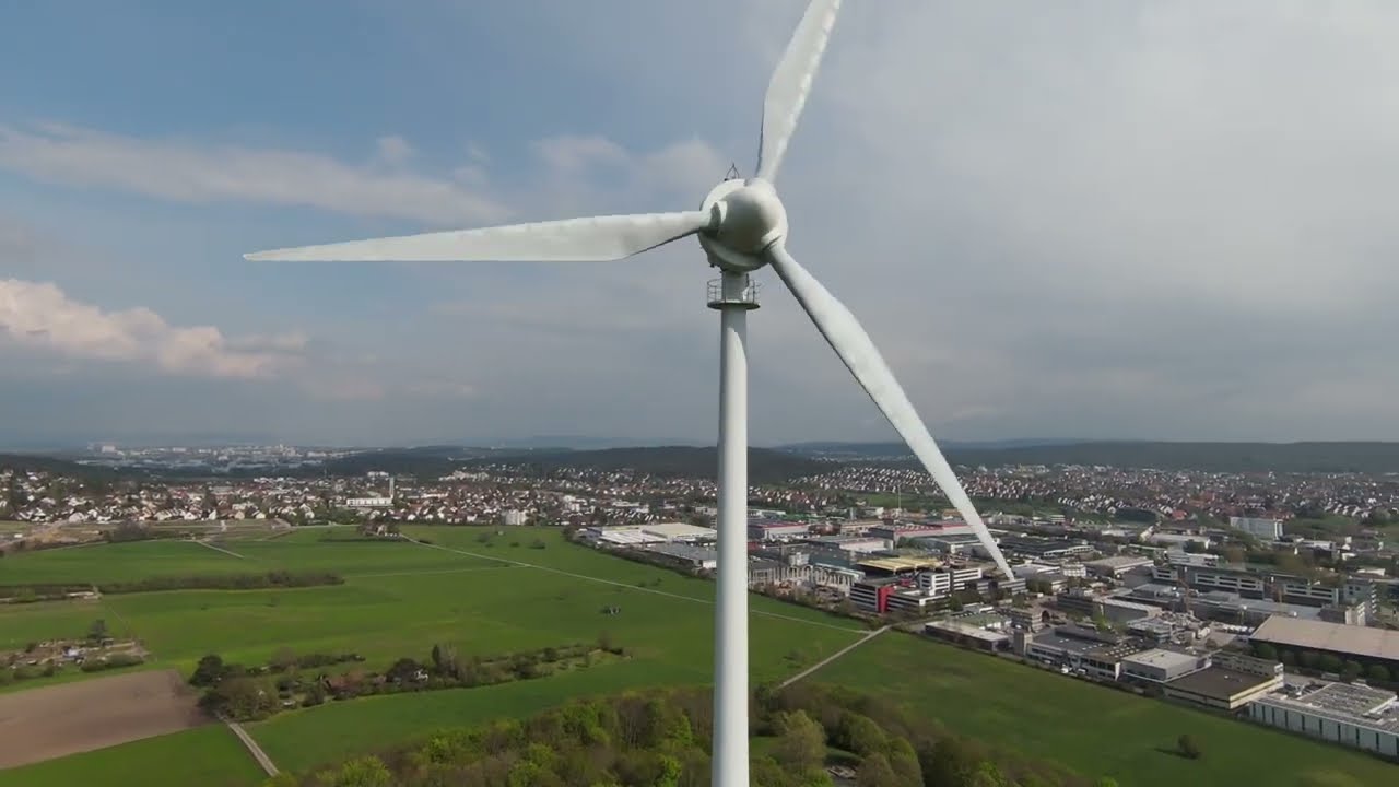 Wind Turbine Drone Footage -AT Creative Studio