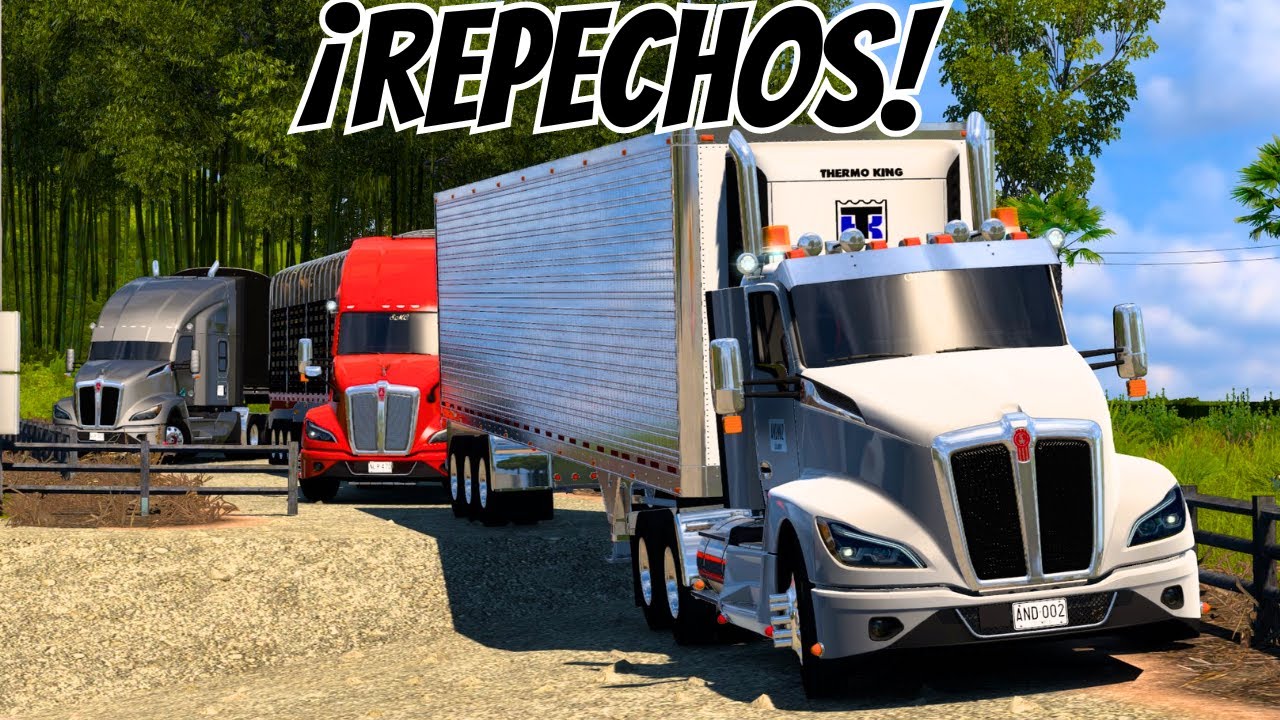 ¡REPECHOS CASI IMPOSIBLES PARA T680 NEX GEN! / Colombia CRM / American Truck Simulator