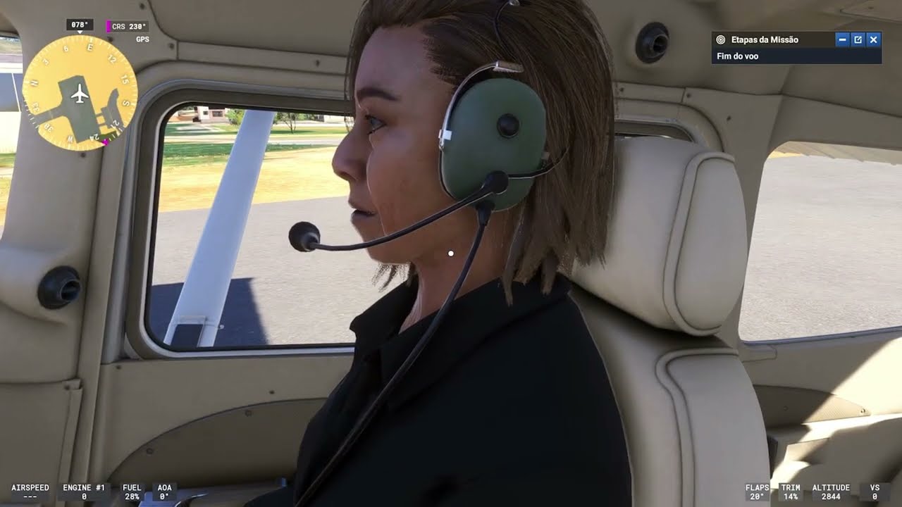 Licença de Piloto Particular Avião Microsoft  Flight Simulator