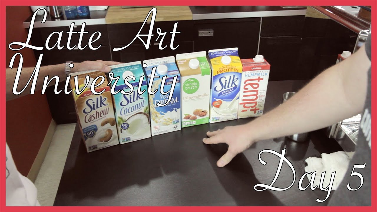 Latte Art University | Day 5 | Alternative Milks