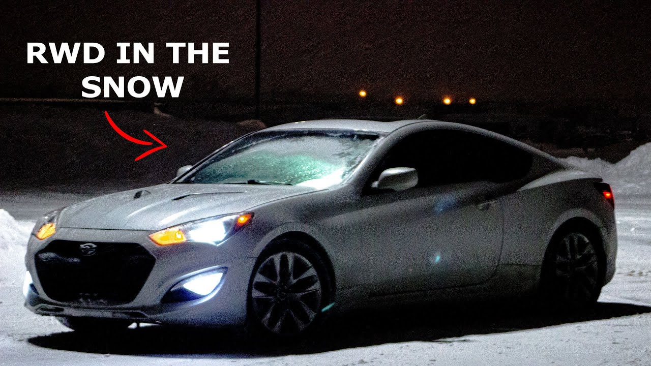 Driving My RWD Coupe Through a Canadian Blizzard (not a good idea...)
